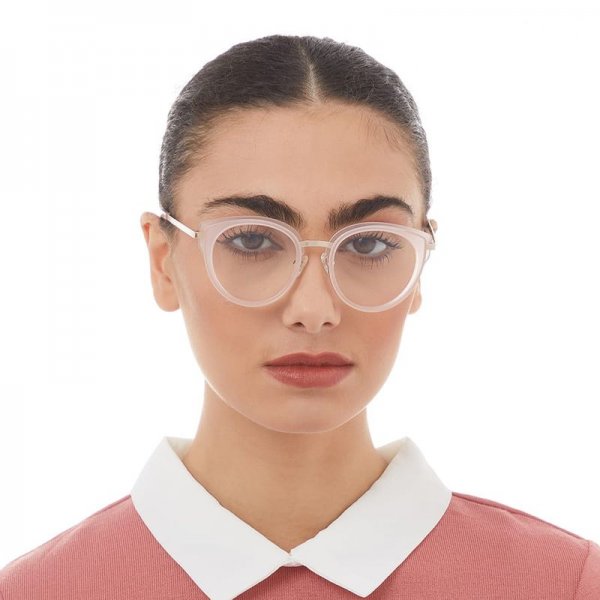 Cat Eye Glasses in Metal + Acetate