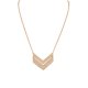 Chevron Rhinestone Necklace