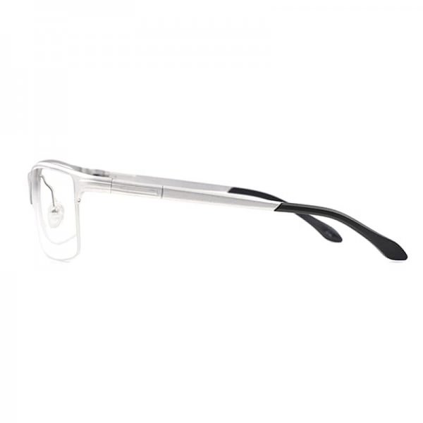 Rectangle Glasses in Aluminium