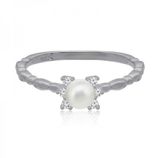 Pearl  Fine Band Ring